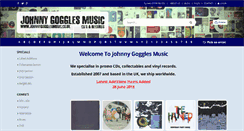 Desktop Screenshot of johnnygogglesmusic.co.uk